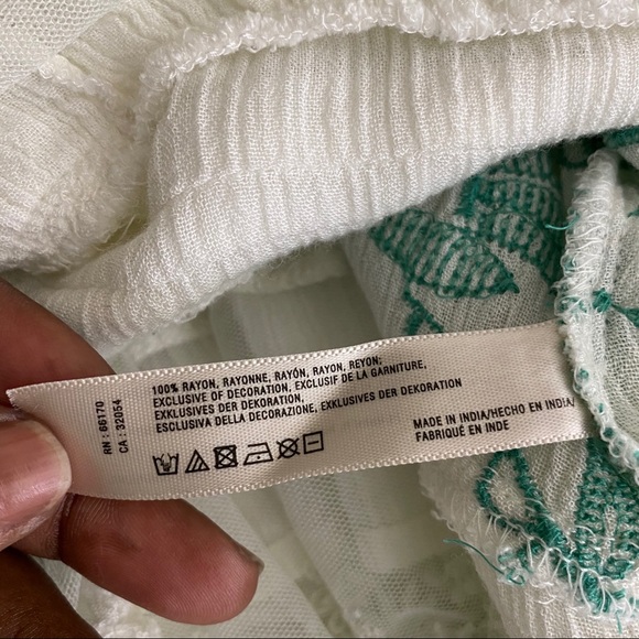 Anthro Lilka Gauzy Tank Top Boho Layered, Size M - Picture 9 of 10